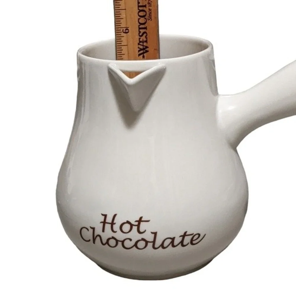Williams - Sonoma hot chocolate pot Bonjour ceramic dishes